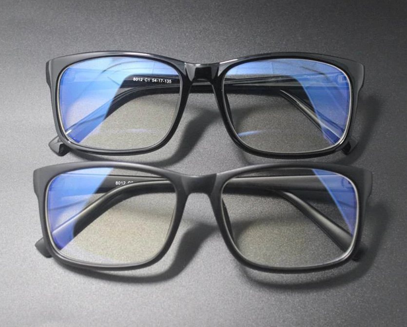 Brightzone Men's Full Rim Square Tr 90 Eyeglasses Cr39 Full Rim Brightzone   