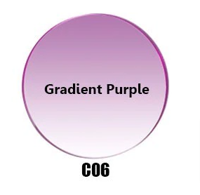 Gmei 1.67 Index MR-7 Aspheric Single Vision Gradient Tint Lenses Lenses Gmei Optical Lenses Gradient Purple  