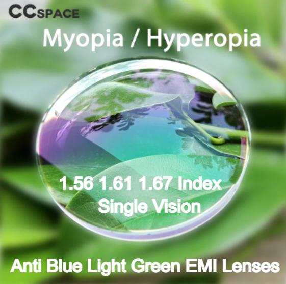 CCSpace Clear Aspheric Single Vision Lenses Lenses CCSpace Lenses   