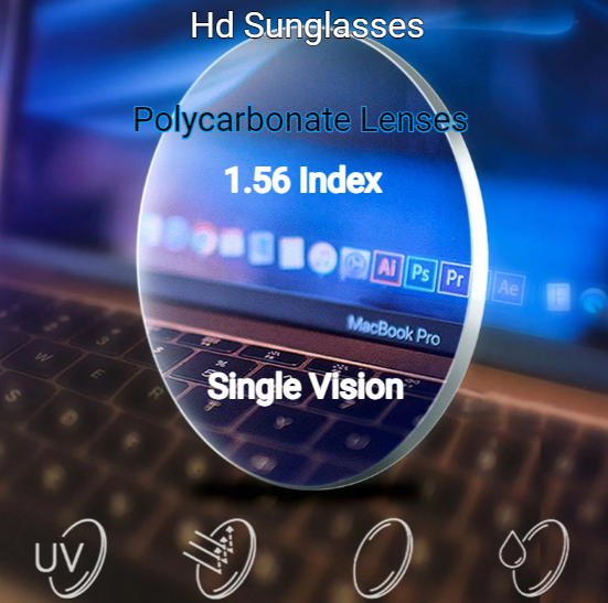 Hdcrafter 1.56 Single Vision Polycarbonate Lenses Lenses Hdcrafter Eyeglass Lenses   