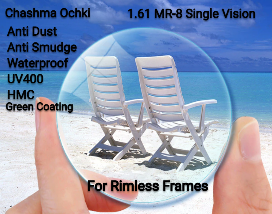 Chashma Ochki 1.61 Index MR-8 Clear Lenses Lenses Chashma Ochki Lenses   