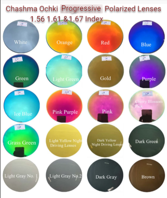 Chashma Ochki Progressive Polarized Lenses Lenses Chashma Ochki Lenses   
