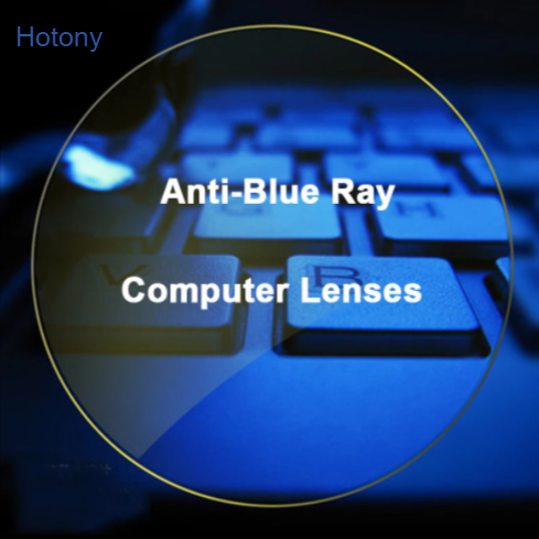 Hotony Single Vision Clear Aspheric Anti Blue Light Lenses Lenses Hotony Lenses   