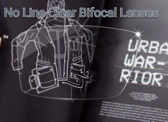 Chashma Ottica 1.56 Index Clear Bifocal Lenses Lenses Chashma Ottica Lenses No Line Clear  