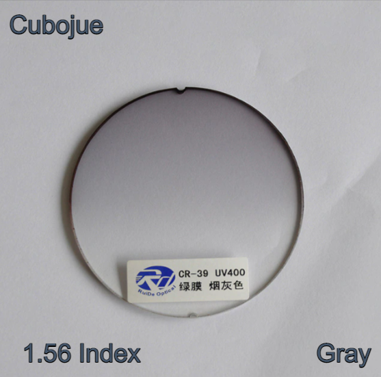 Cubojue Single Vision Gradient Tint Lenses Lenses Cubojue Lenses 1.56 Gray 
