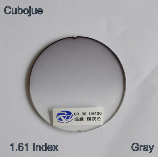 Cubojue Single Vision Gradient Tint Lenses Lenses Cubojue Lenses 1.61 Gray 
