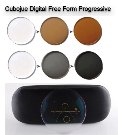 Cubojue Digital Free Form Polarized Progressive Sunglass Lenses Lenses Cubojue Lenses   