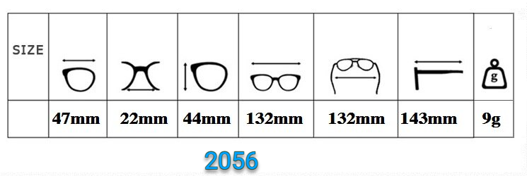 Cubojue Unisex Full Rim Small Round Titanium Eyeglasses 2056 Reading Glasses Cubojue   