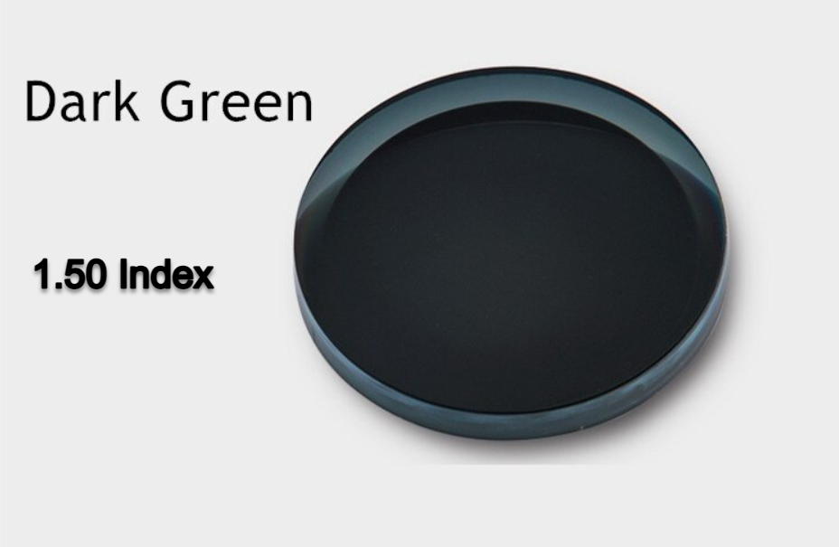 Cubojue Digital Free Form Polarized Progressive Sunglass Lenses Lenses Cubojue Lenses 1.56 Dark Green 