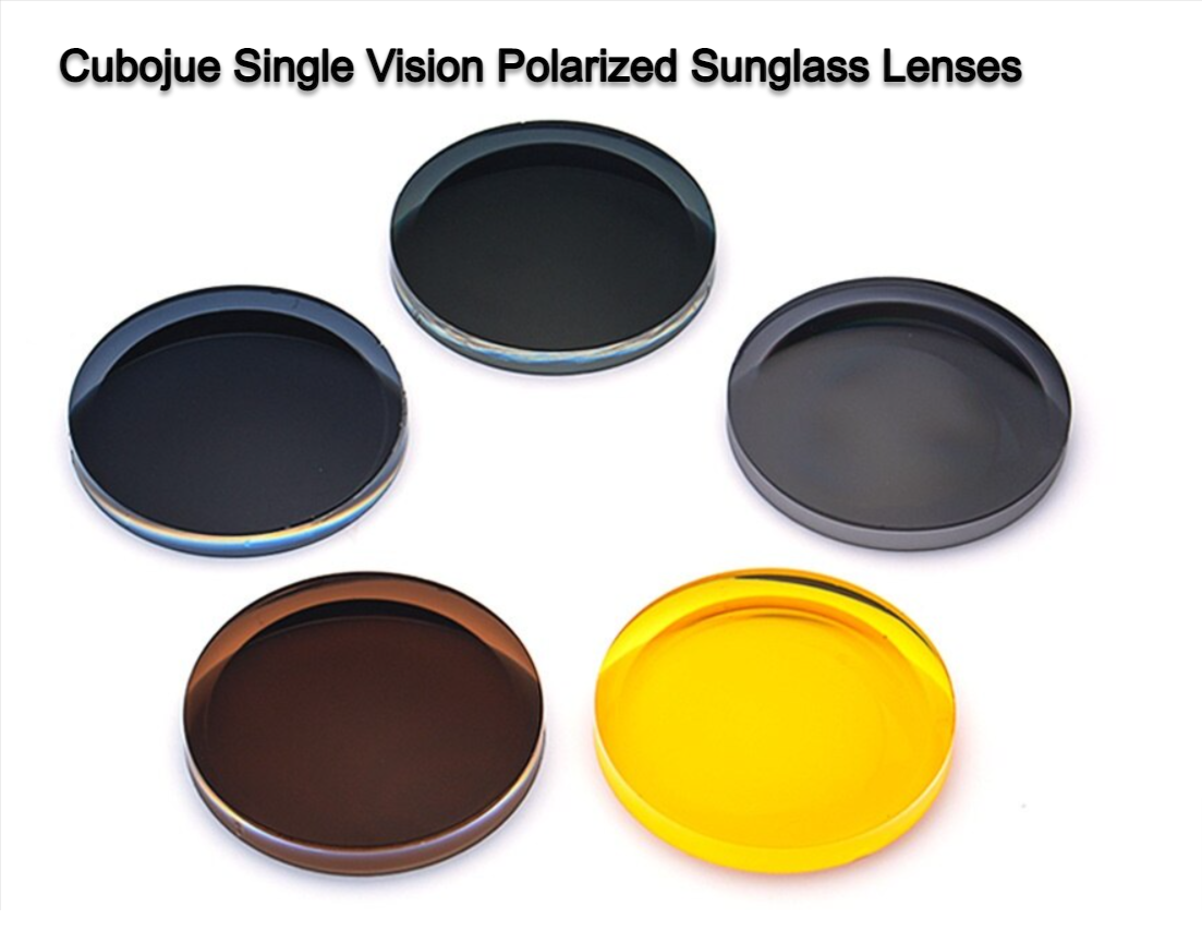Cubojue Single Vision Polycarbonate Polarized Sunglass Lenses Lenses Cubojue Lenses   