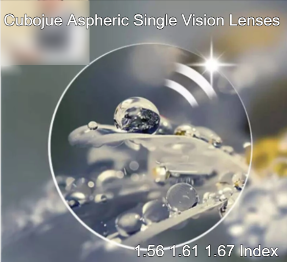 Cubojue Polycarbonate Aspheric Single Vision Clear Lenses Lenses Cubojue Lenses   