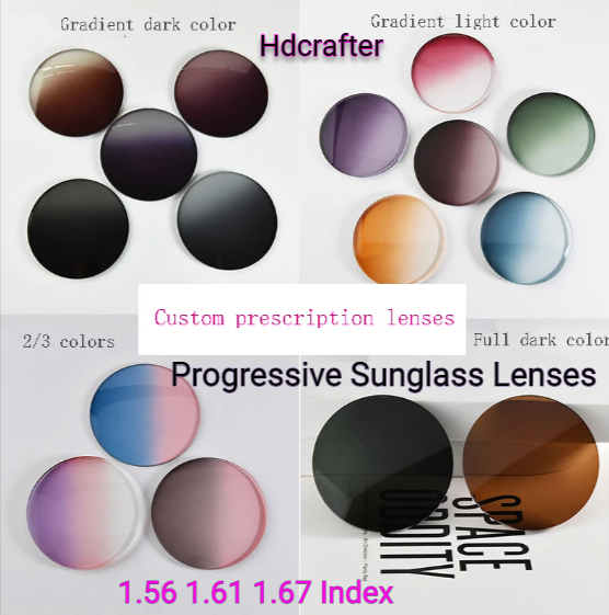 Hdcrafter Polyurethane Progressive Sunglass Lenses Lenses Hdcrafter Sunglass Lenses   