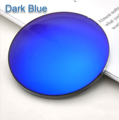KatKani Progressive Vision Colorful Polarized Mirror Sunglass Lenses Lenses KatKani Sunglass Lenses 1.50 Dark Blue 