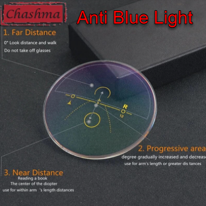 Chashma Free Form Progressive Anti Blue Light Clear Lenses Lenses Chashma Lenses   