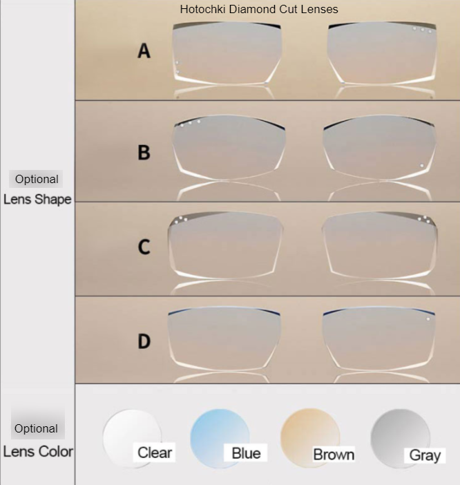 Hotochki 1.67 Index MR-7 Gradient Tint Single Vision Lenses Lenses Hotochki Lenses   