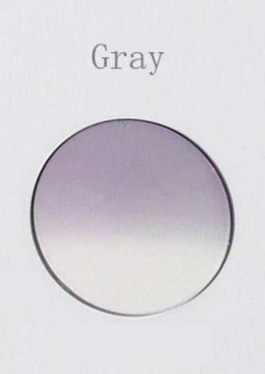 Brightzone 1.61 Index MR-8 Gradient Tint Lenses Lenses Brightzone Lenses Gradient Gray  
