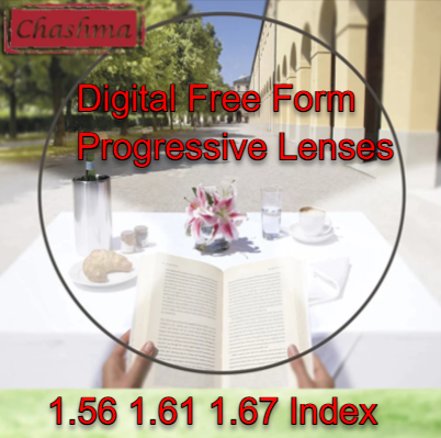 Chashma Free Form Progressive Anti Blue Light Clear Lenses Lenses Chashma Lenses   