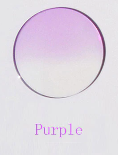 Handoer Progressive 1.61 Index MR - 8 Tinted Lenses Lenses Handoer Lenses Gradient Purple  
