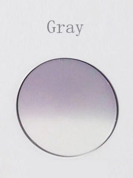 Handoer Single Vision 1.67 Index MR-7 Tinted Lenses Lenses Handoer Lenses Gradient Gray  