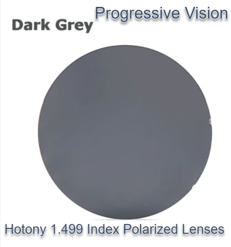 Hotony 1.499 Index Polarized Progressive Lenses Lenses Hotony Lenses Dark Gray  