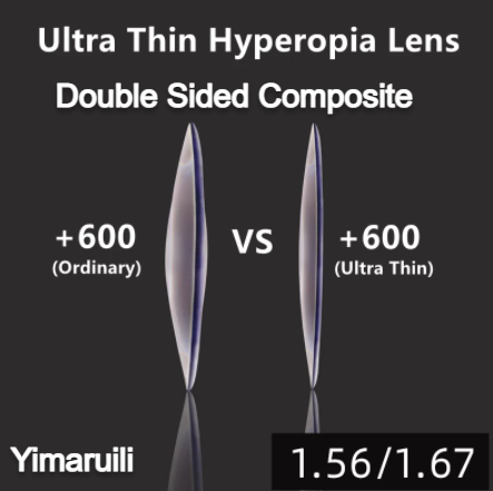 Yimaruili Single Vision Double Sided Composite Hyperopic Lenses Lenses Yimaruili Lenses   