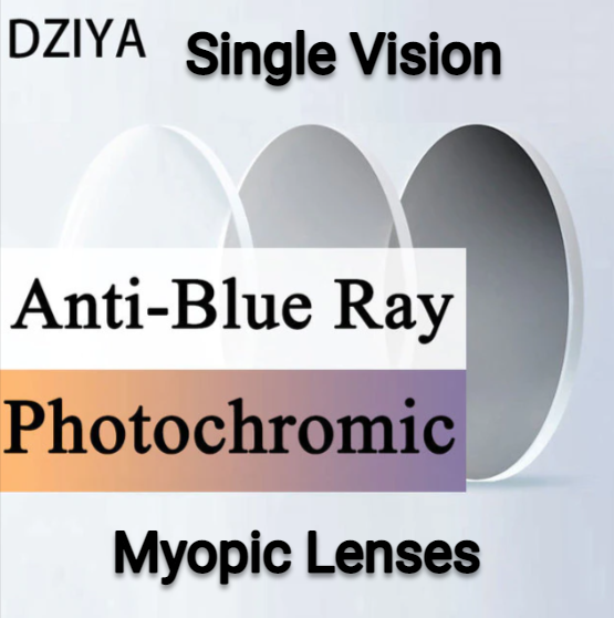 Dziya Photochromic Gray Myopic/Hyperopic Lenses Lenses Dziya Lenses 1.56 " - " Myopic 