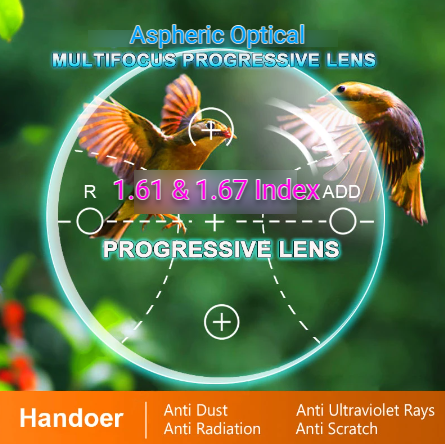 Handoer Multi Focus Clear Progressive Ultra Thin Lenses Lenses Handoer Lenses   