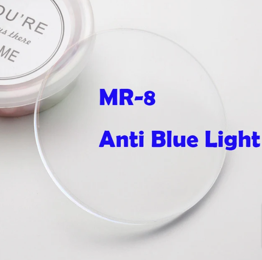 Cubojue 1.60 Index MR-8 Clear Anti Blue Myopic Lenses Lenses Cubojue Lenses   