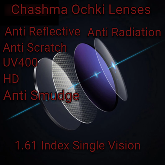 Chashma Ochki 1.61 Index Aspheric Clear HD Lenses Lenses Chashma Ochki Lenses   