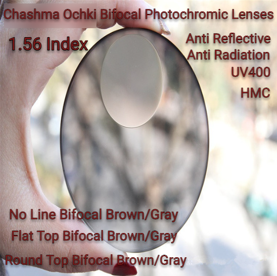 Chashma Ochki 1.56 Index Bifocal Photochromic Lenses Lenses Chashma Ochki Lenses   