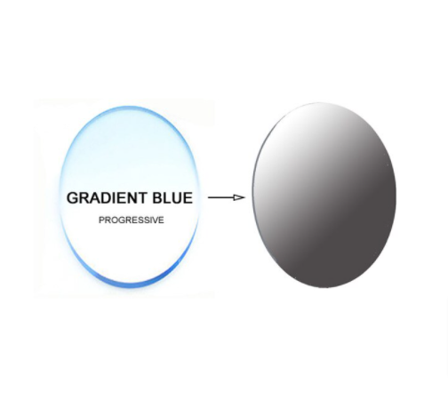 Aissuarvey 1.61 Index Progressive Photochromic Gray Tinted Lenses Lenses Aissuarvey Lenses Gradient Blue Basic Soft 