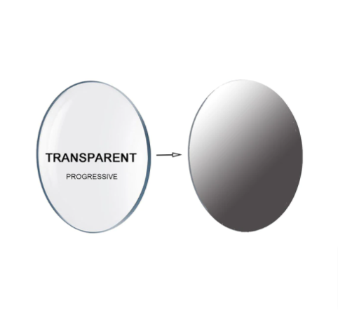 Aissuarvey 1.61 Index Progressive Photochromic Gray Tinted Lenses Lenses Aissuarvey Lenses Gradient Transparent Basic Soft 