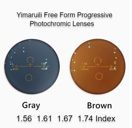 Yimaruili Free Form Progressive Photochromic Lenses Lenses Yimaruili Lenses   