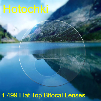 Hotochki 1.499 Index Flat Top Bifocal Clear Lenses Lenses Hotochki Lenses   