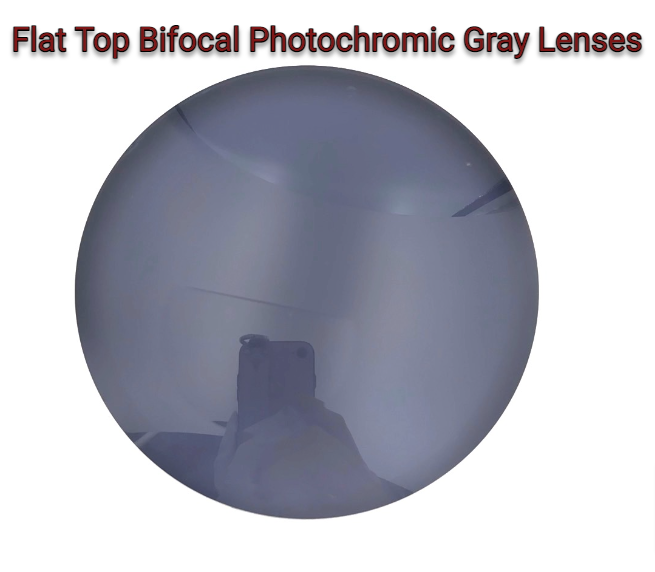 Chashma Ochki 1.56 Index Bifocal Photochromic Lenses Lenses Chashma Ochki Lenses Flat Top Gray  