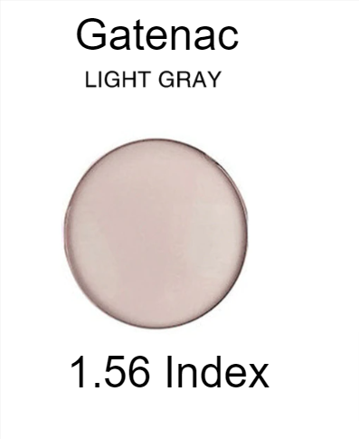 Gatenac Single Vision Aspheric Tinted Lenses Lenses Gatenac Lenses 1.56 Light Gray 