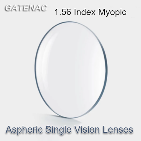 Gatenac Single Vision Clear Aspheric Lenses Lenses Gatenac Lenses 1.56 Myopic '-' 