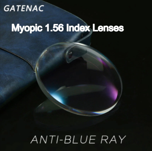 Gatenac Single Vision Myopic/Hyperopic Anti Blue Light Clear Lenses Lenses Gatenac Lenses 1.56 Myopic 
