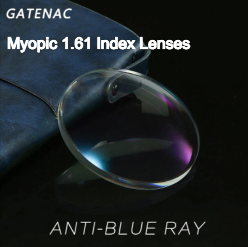 Gatenac Single Vision Myopic/Hyperopic Anti Blue Light Clear Lenses Lenses Gatenac Lenses 1.61 Myopic 