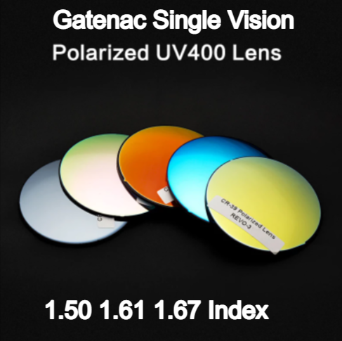 Gatenac Single Vision Aspheric Polarized Sunglass Lenses Lenses Gatenac Lenses   