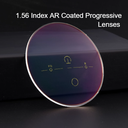 Gmei 1.56 Free Form Progressive Clear AR Coated Lenses Lenses Gmei Optical Lenses   