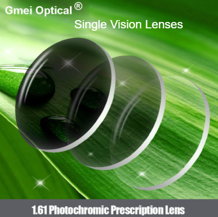 Gmei 1.61 Index Photochromic Single Vision Lenses Lenses Gmei Optical Lenses   