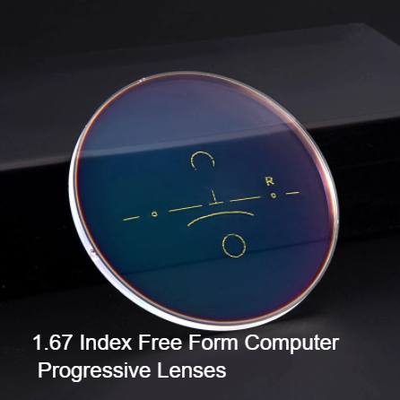 Gmei 1.67 Free Form Computer Progressive Clear Lenses Lenses Gmei Optical Lenses   