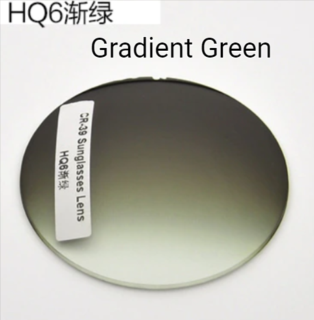 Dziya Tinted Aspheric Progressive Lenses Lenses Dziya Lenses 1.50 Gradient Green 