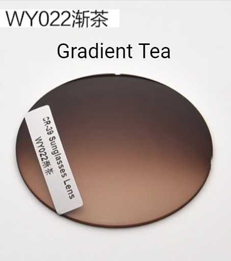 Dziya Tinted Aspheric Progressive Lenses Lenses Dziya Lenses 1.50 Gradient Tea 