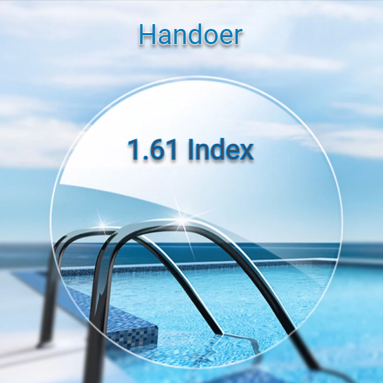 Handoer Single Vision Ultra Thin Anti Radiation Clear Lenses Lenses Handoer Lenses 1.61  
