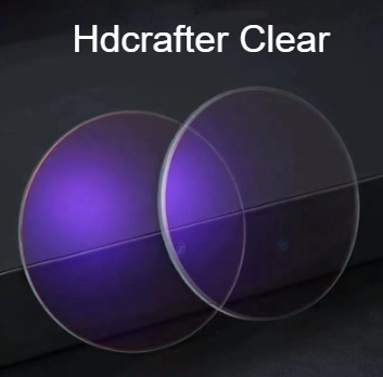 Hdcrafter Single Vision Anti Glare Anti Blue High Index Driving Lenses Lenses Hdcrafter Eyeglass Lenses 1.61 Clear 