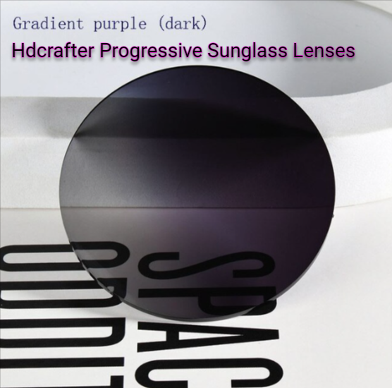 Hdcrafter Polyurethane Progressive Sunglass Lenses Lenses Hdcrafter Sunglass Lenses 1.56 Index Gradient Dark Purple 