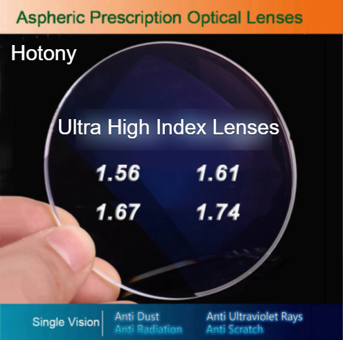 Hotony Clear Aspheric Single Vision Lenses Lenses Hotony Lenses   