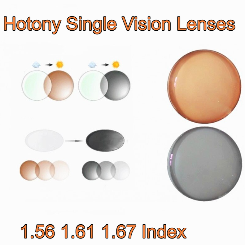 Hotony Aspheric Single Vision Swift Change Photochromic Lenses Lenses Hotony Lenses   